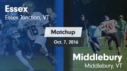 Matchup: Essex vs. Middlebury  2016