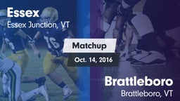 Matchup: Essex vs. Brattleboro  2016