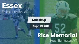 Matchup: Essex vs. Rice Memorial  2017
