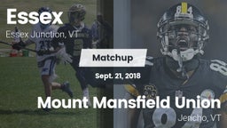 Matchup: Essex vs. Mount Mansfield Union  2018