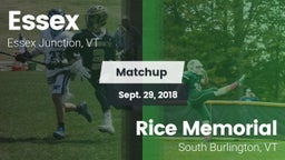 Matchup: Essex vs. Rice Memorial  2018