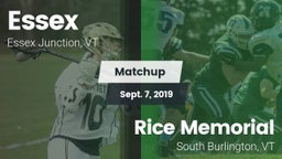 Matchup: Essex vs. Rice Memorial  2019