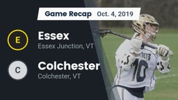 Recap: Essex  vs. Colchester  2019
