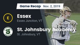 Recap: Essex  vs. St. Johnsbury Academy  2019