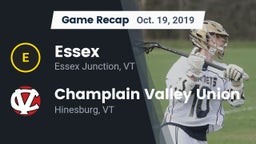 Recap: Essex  vs. Champlain Valley Union  2019