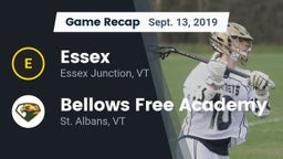 Recap: Essex  vs. Bellows Free Academy  2019