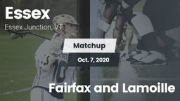 Matchup: Essex vs. Fairfax and Lamoille 2020
