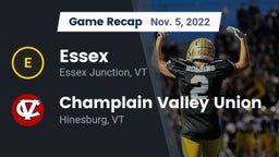 Recap: Essex  vs. Champlain Valley Union  2022