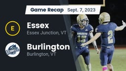 Recap: Essex  vs. Burlington  2023