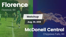Matchup: Florence vs. McDonell Central  2018
