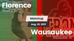 Matchup: Florence vs. Wausaukee  2019