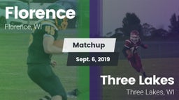 Matchup: Florence vs. Three Lakes  2019