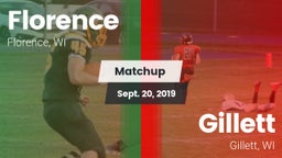 Matchup: Florence vs. Gillett  2019