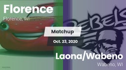 Matchup: Florence vs. Laona/Wabeno 2020
