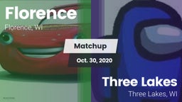 Matchup: Florence vs. Three Lakes  2020