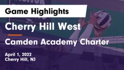Cherry Hill West  vs Camden Academy Charter Game Highlights - April 1, 2022