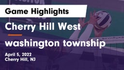Cherry Hill West  vs washington township  Game Highlights - April 5, 2022