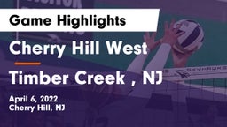 Cherry Hill West  vs Timber Creek , NJ Game Highlights - April 6, 2022