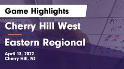 Cherry Hill West  vs Eastern Regional  Game Highlights - April 13, 2022