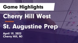 Cherry Hill West  vs St. Augustine Prep  Game Highlights - April 19, 2022