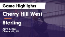 Cherry Hill West  vs Sterling  Game Highlights - April 8, 2023