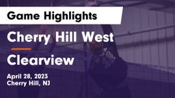 Cherry Hill West  vs Clearview  Game Highlights - April 28, 2023