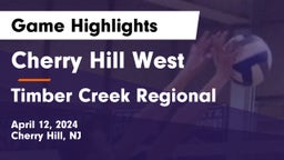 Cherry Hill West  vs Timber Creek Regional  Game Highlights - April 12, 2024