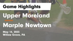 Upper Moreland  vs Marple Newtown  Game Highlights - May 14, 2023