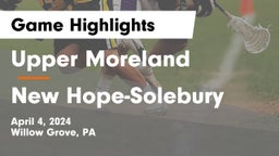 Upper Moreland  vs New Hope-Solebury  Game Highlights - April 4, 2024