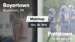 Matchup: Boyertown vs. Pottstown  2016