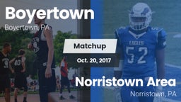 Matchup: Boyertown vs. Norristown Area  2017