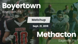Matchup: Boyertown vs. Methacton  2018
