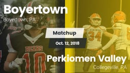 Matchup: Boyertown vs. Perkiomen Valley  2018
