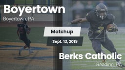 Matchup: Boyertown vs. Berks Catholic  2019