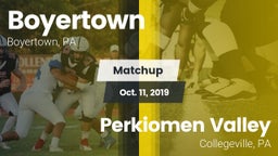 Matchup: Boyertown vs. Perkiomen Valley  2019