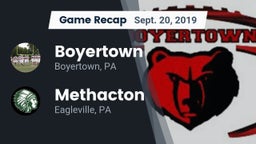 Recap: Boyertown  vs. Methacton  2019