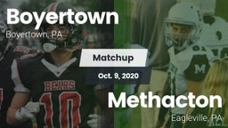 Matchup: Boyertown vs. Methacton  2020