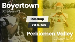Matchup: Boyertown vs. Perkiomen Valley  2020