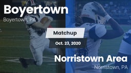 Matchup: Boyertown vs. Norristown Area  2020