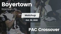 Matchup: Boyertown vs. PAC Crossover 2020