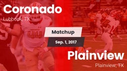 Matchup: Coronado vs. Plainview  2017