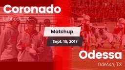 Matchup: Coronado vs. Odessa  2017