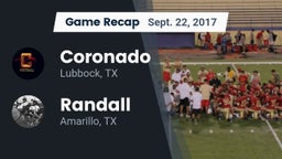 Recap: Coronado  vs. Randall  2017