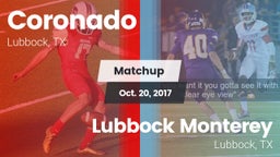 Matchup: Coronado vs. Lubbock Monterey  2017