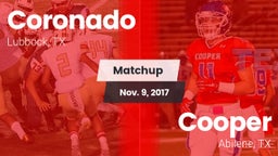 Matchup: Coronado vs. Cooper  2017