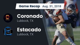 Recap: Coronado  vs. Estacado  2018