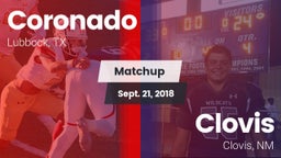 Matchup: Coronado vs. Clovis  2018