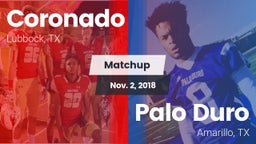 Matchup: Coronado vs. Palo Duro  2018