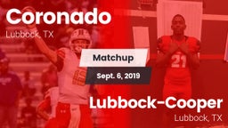 Matchup: Coronado vs. Lubbock-Cooper  2019