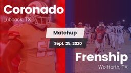 Matchup: Coronado vs. Frenship  2020